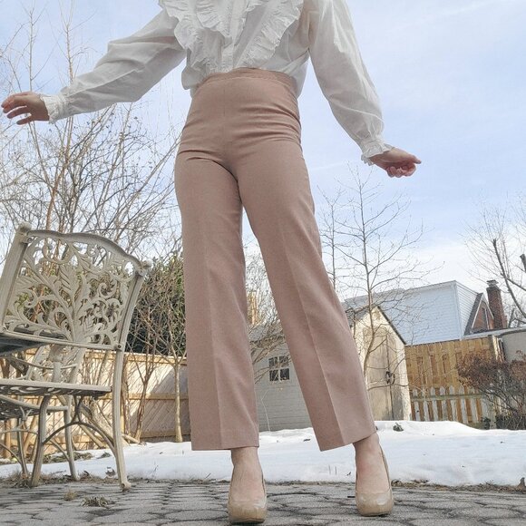 Pants - ❝ handmade light mauve high waisted hot pants . ❞